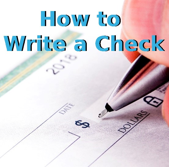 How to write a check