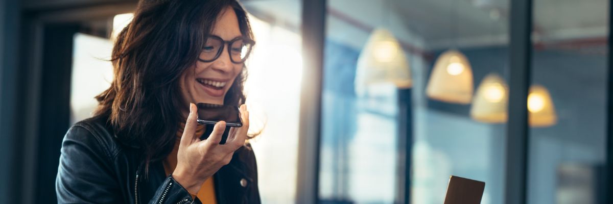 woman on phone